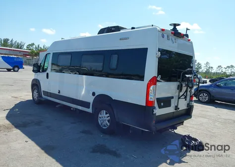 2021 Ram Promaster 3500 Cargo Van High Roof 159 Wb Ext from USA, damaged, VIN 3C6MRVJG9ME541813